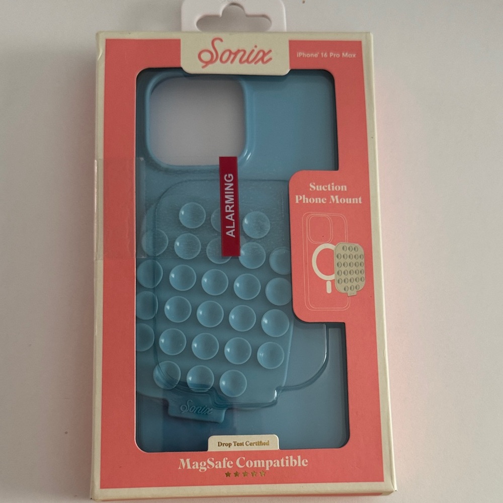 Sonix  Blue Suction Phone Case for iPhone 16 Pro Max - MagSafe compatible